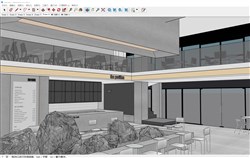 早茶餐厅的sketchup模型