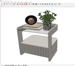 边桌矮桌的sketchup模型