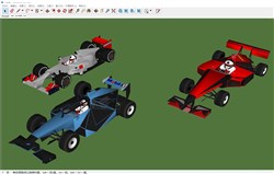 F1赛车的sketchup模型