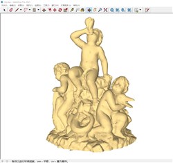 欧洲小孩雕塑的sketchup模型