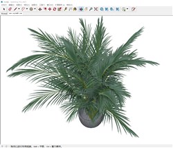 盆景盆栽植物的sketchup模型