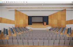 礼堂舞台的sketchup模型