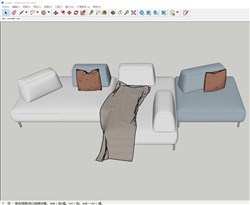 沙发家具的sketchup模型