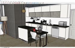 厨房的sketchup模型