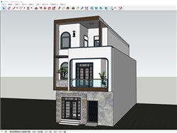 别墅住宅的sketchup模型