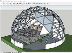 星空房泡泡屋的sketchup模型