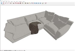 沙发家具的sketchup模型