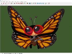 卡通蝴蝶的sketchup模型