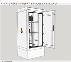 机柜电箱的sketchup模型