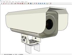 监控摄像头的sketchup模型