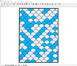鳞纹装饰板的sketchup模型