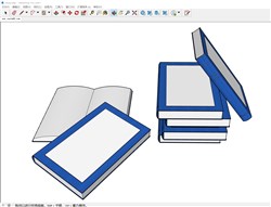 书本书籍的sketchup模型