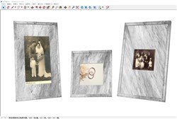 照片相框装饰的sketchup模型