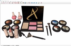 化妆品的sketchup模型