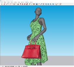 服装假人模特的sketchup模型