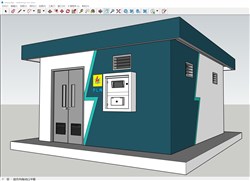 配电房的sketchup模型