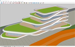 异形建筑的sketchup模型
