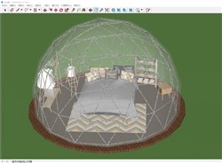 民宿泡泡屋的sketchup模型