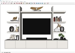 电视柜的sketchup模型