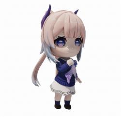 Q版黏土人近月少女手办模型