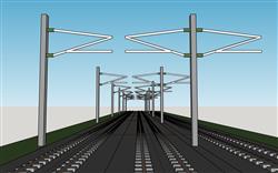 铁路道路轨道模型