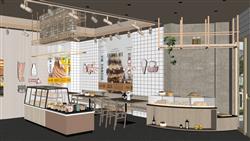 创意糕点烘焙店模型，打造吸睛店铺