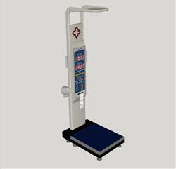 医院适用的超声波身高体重测量设备模型展示