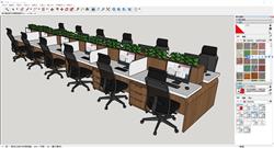 实用与美观兼具的多人办公桌，为职工打造高效工作空间