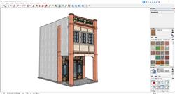 SketchUp呈现独特中式骑楼设计琉璃花窗彰显古韵与精致