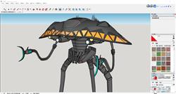 Sketchup塑造！科幻机械怪物，解锁未来感机械美学新想象
