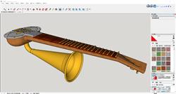 Sketchup展示德国独特乐器，融合传统与创新的音乐瑰宝模型