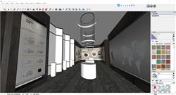 Sketchup构建艺术美术馆展厅：现代设计与智能展示空间融合