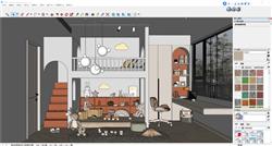 Sketchup呈现童趣上下铺儿童房设计