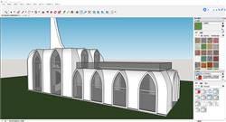 Sketchup特色教堂建筑模型展示