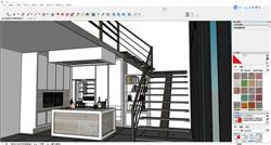 Sketchup展现现代时尚室内厨房设计
