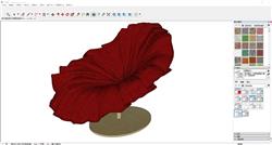 Sketchup打造创意花瓣椅子