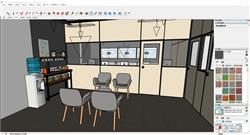 SketchUp专业实用工作室设计模型呈现