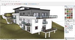 Sketchup呈现山地别墅现代美学设计