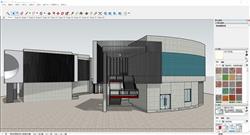 Sketchup打造现代风格独特建筑模型