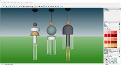 Sketchup打造创意吊灯3D模型展示