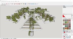 Sketchup创意绿植攀爬架3D模型展示