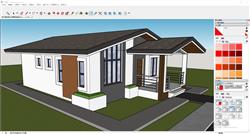 人字顶房屋住宅su下载