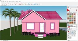 芭比风格房屋sketchup模型库