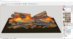 壁炉,免费sketchup模型, 高质量su模型, su建筑模型, su景观园林模型, su家装模型 免费SU模型下载