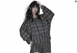 女生站姿人物sketchup模型库