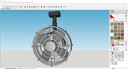 工业吊扇sketchup模型库
