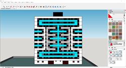 创意公寓楼酒店建筑sketchup模型库