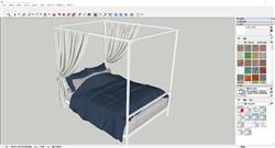 宜家床铺sketchup模型库