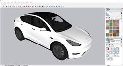 特斯拉汽车sketchup模型库