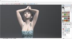 沐浴洗澡人物sketchup模型库